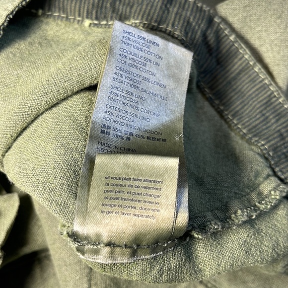 Anthropologie Pilcro Green Linen Blend Skirt - Women’s Size Medium - Picture 11 of 14